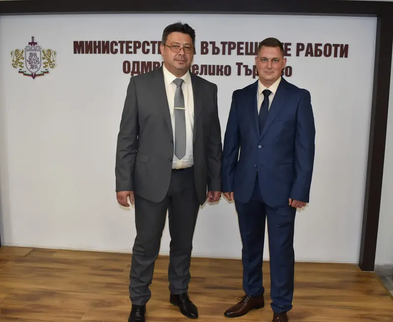 Двама нови шефове в търновската полиция: специалист по телефонни измами и млад криминалист поемат ключови постове — снимка 3